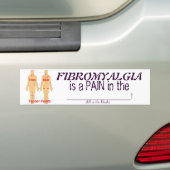 Fibroerpijn in de? Bumpersticker (Op auto)