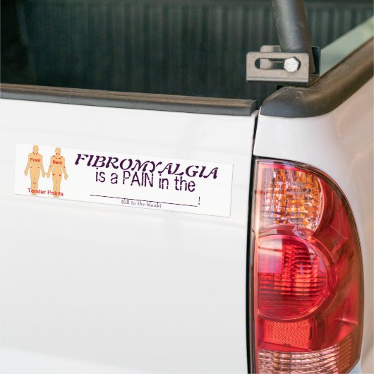 Fibroerpijn in de? Bumpersticker (Op Truck)