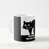 Fibrofobie Angst voor Mok van Flares-koffie (Voorkant links)