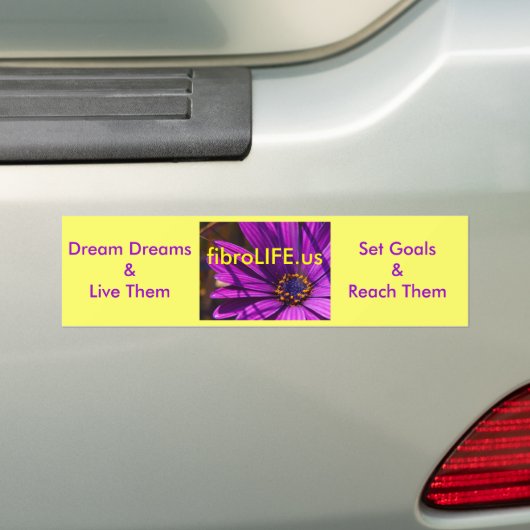 fibroLIFE-Bumpersticker Bumpersticker (Op auto)
