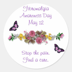 Fibromalgie Awareness Day stickers