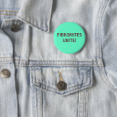 FIBROMITES UNITE! -knoop Ronde Button 5,7 Cm (In situ)
