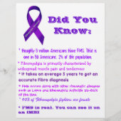 Fibromyalgia Awareness Flyers (Voorkant)