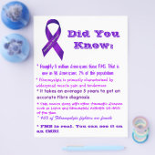 Fibromyalgia Awareness Flyers (Enkel)