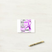 Fibromyalgia Awareness Month Ribbon Gifts Post-it® Notes (Op bureau)