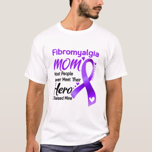 Fibromyalgia Awareness Month Ribbon Gifts T-shirt (Voorkant)
