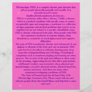 Fibromyalgia Butterflies Flyer