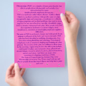 Fibromyalgia Butterflies Flyer (Hand)