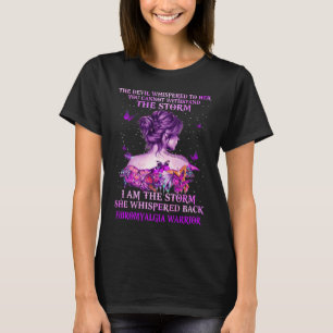 fibromyalgia butterfly strijder ik ben storm t-shirt