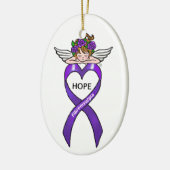 Fibromyalgia Hope Keramisch Ornament (Links)