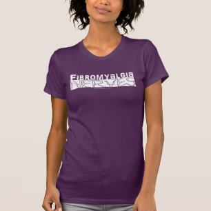 Fibromyalgia krijgt op Mijn Zenuwen Witte Grafisch T-shirt