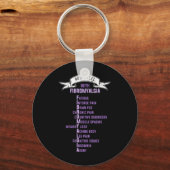 Fibromyalgia Sonie Amp Fibro Awareness This Is Sleutelhanger (Voorkant)