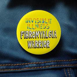 Fibromyalgia Warrior – Invisible Illness Ronde Button 5,7 Cm