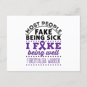 Fibromyalgie Aankomst Fake goed Briefkaart