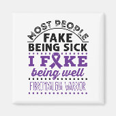 Fibromyalgie Aankomst Fake goed Magneet (Voorkant)