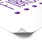 Fibromyalgie Aankomst Fake goed Perfect Poster (Hoek)