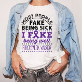 Fibromyalgie Aankomst Fake goed T-shirt