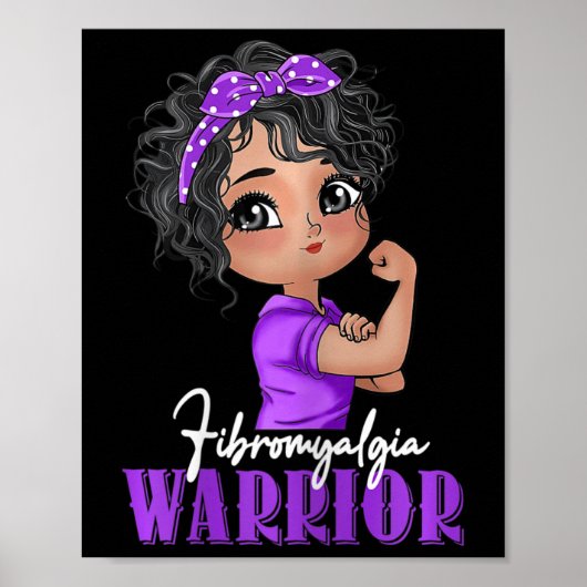 Fibromyalgie Aankomst Sterke vrouwen Fibromyalgie Poster (Voorkant)