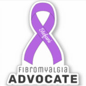 Fibromyalgie Advocate Vinyl Sticker (Voorkant)