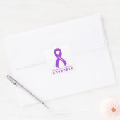 Fibromyalgie Advocate White Square Sticker (Envelop)
