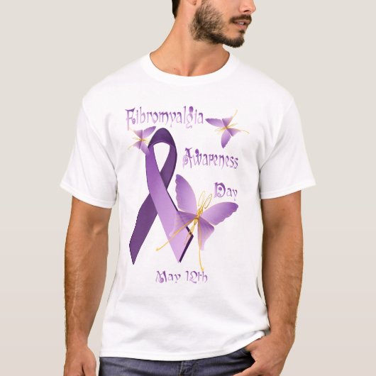 Fibromyalgie Awareness Day Shirten T-shirt (Voorkant)