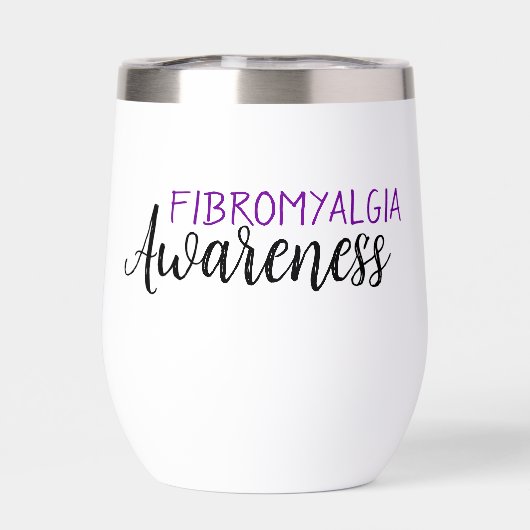 Fibromyalgie Awareness Ribbon (Achterkant)