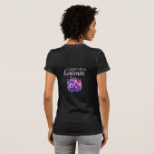 Fibromyalgie Awareness Ribbon T-shirt (Achterkant volledig)