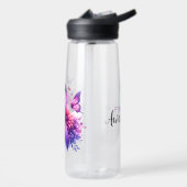 Fibromyalgie Awareness Ribbon Waterfles (Links)