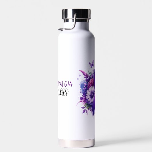 Fibromyalgie Awareness Ribbon Waterfles (Rechts)