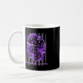Fibromyalgie Awareness Supporter Warrior Sunflower Koffiemok (Links)