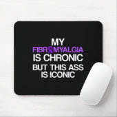 Fibromyalgie Awareness Survivor Chronische Warrior Muismat (Met muis)