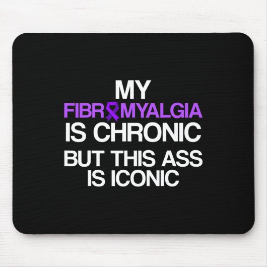 Fibromyalgie Awareness Survivor Chronische Warrior Muismat (Voorkant)