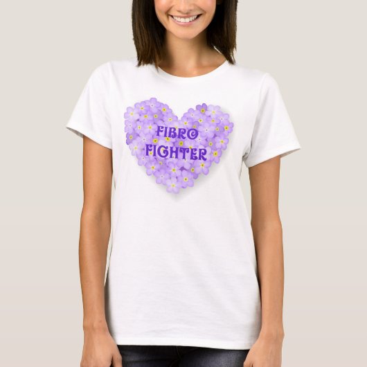 Fibromyalgie Awareness T shirt (Voorkant)