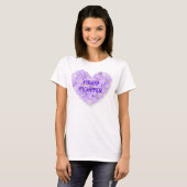 Fibromyalgie Awareness T shirt (Voorkant volledig)