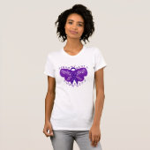 Fibromyalgie Awareness Womens T-shirt (Voorkant volledig)