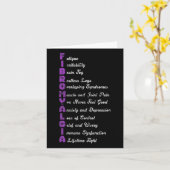 Fibromyalgie betekent chronische pijn Fibromyose Kaart (Gele Bloem)