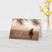 Fibromyalgie Betere paarden en mist met eik Kaart (Gele Bloem)