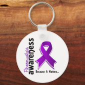 Fibromyalgie Bewustheid 5 Sleutelhanger (Voorkant)