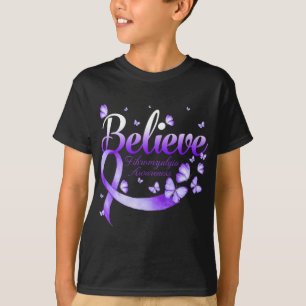 Fibromyalgie Bewustheid Botervlieg T-shirt