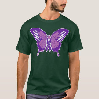 Fibromyalgie Bewustheid Botervlieg T-shirt