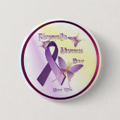 Fibromyalgie Bewustheid Dag Button (Voorkant)