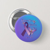 Fibromyalgie Bewustheid Dag Button (Voorkant /achterkant)
