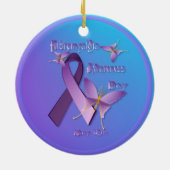 Fibromyalgie Bewustheid Dag Ornament (Achterkant)