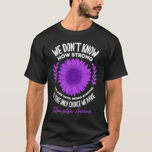 Fibromyalgie Bewustzijn Chronische pijn Fibro Warr T-shirt (Voorkant)