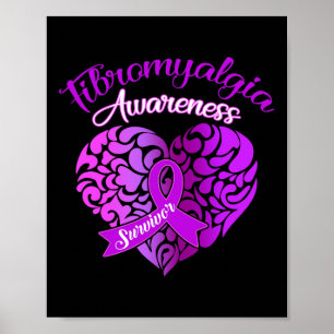 Fibromyalgie Bewustzijn Chronische pijn Vrouwen Aa Poster