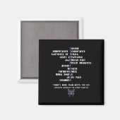 Fibromyalgie Bewustzijn Chronische ziekte Gift Magneet (Voorkant / Achterkant)