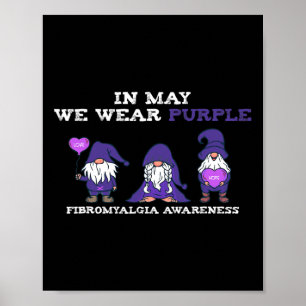 Fibromyalgie Bewustzijn Fibro-in Mei We Draag Paar Poster