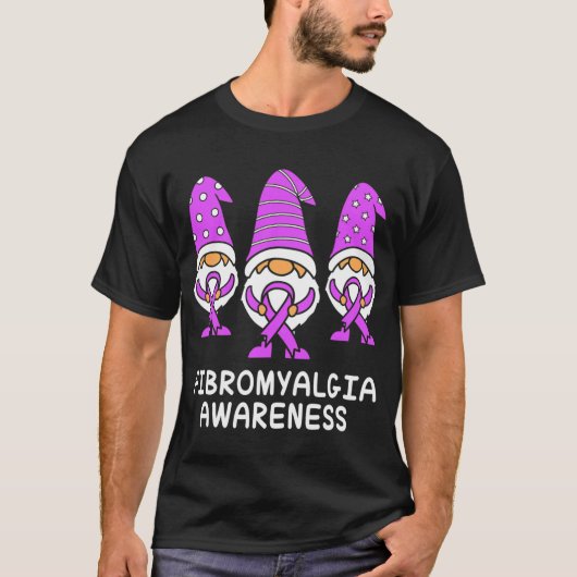 Fibromyalgie-bewustzijn Fibromyalgie-genoom T-shirt (Voorkant)