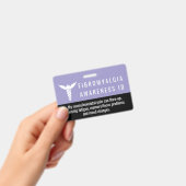 Fibromyalgie bewustzijn ID geduld pvc badge (Handheld)