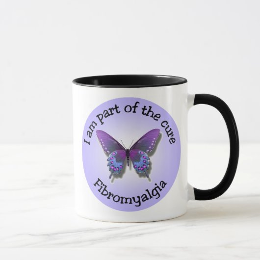 Fibromyalgie bewustzijn mok (Rechts)